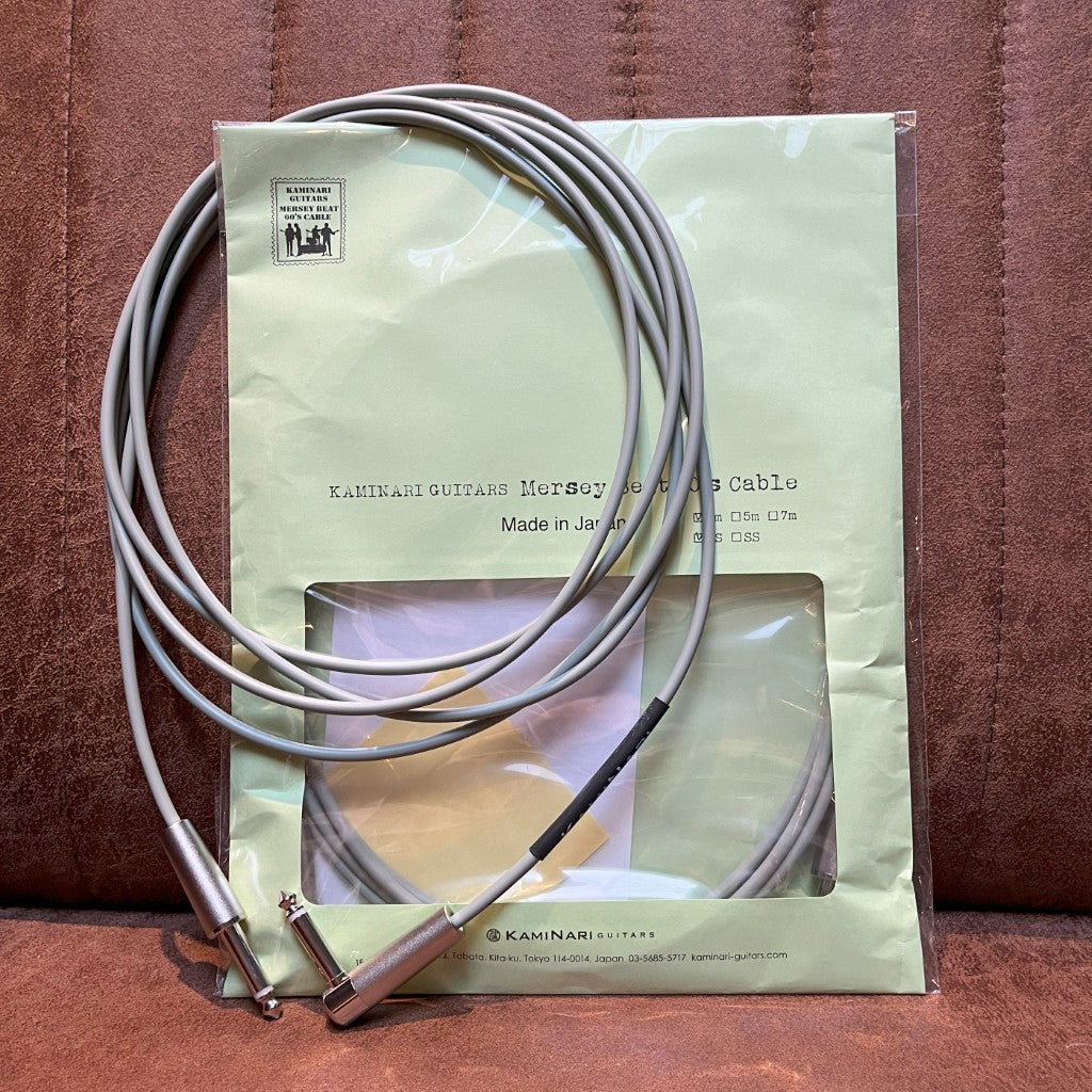 KAMINARI Mersey Beat 60s Cable 3mLS with bag