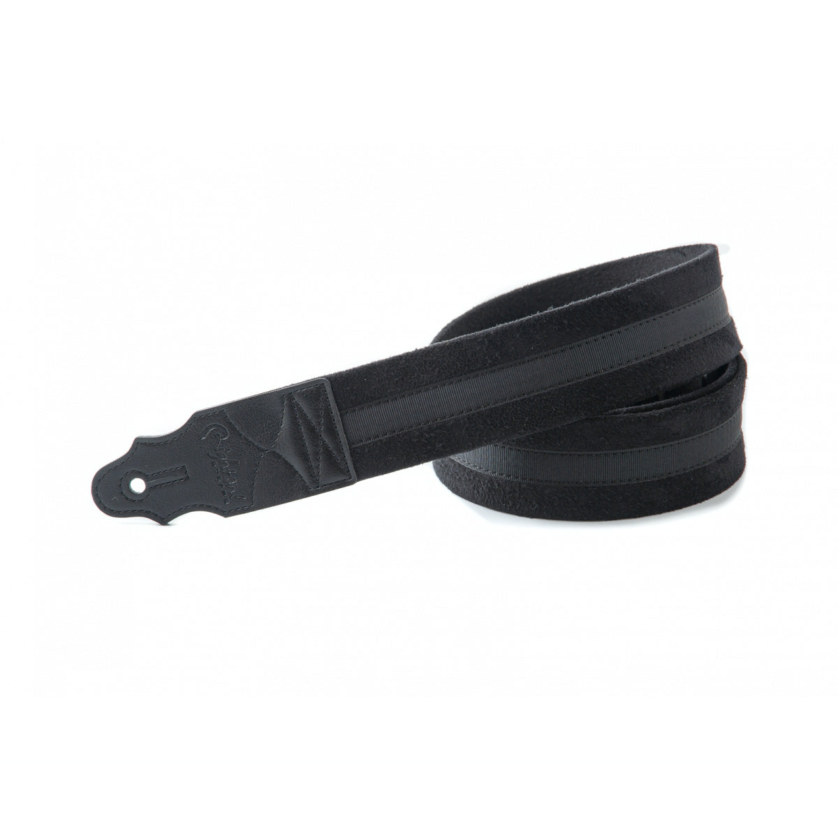 righton vegan guitar strap black striped
