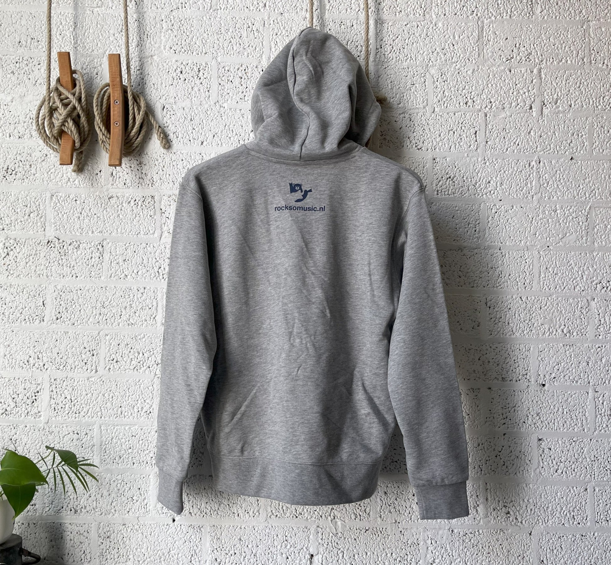 RockSo Hoodie Gray Size L back