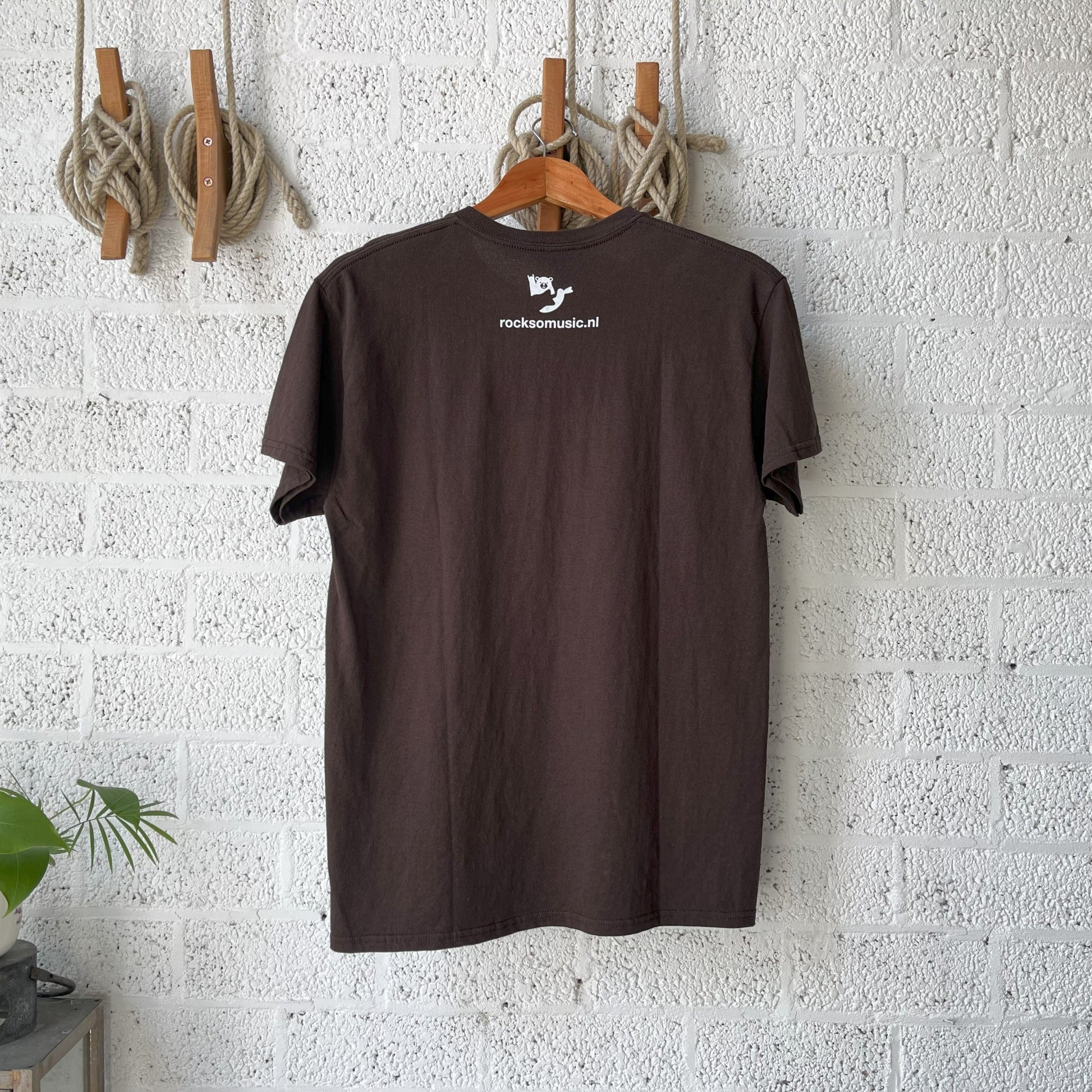 RockSo T-Shirt Chocolate Size M back