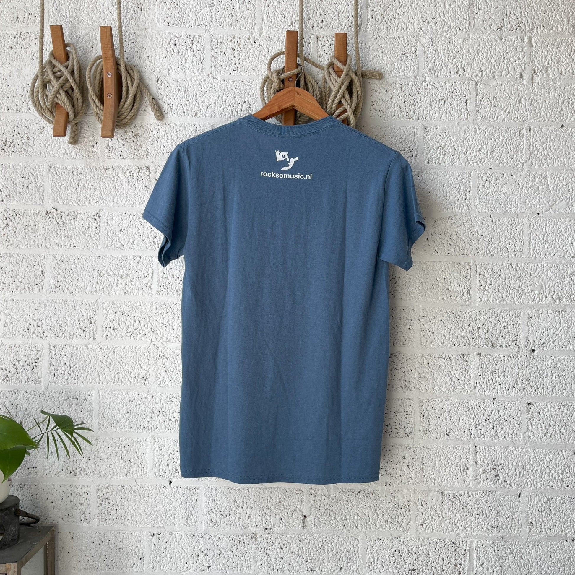 RockSo T-Shirt Light Blue Size S back