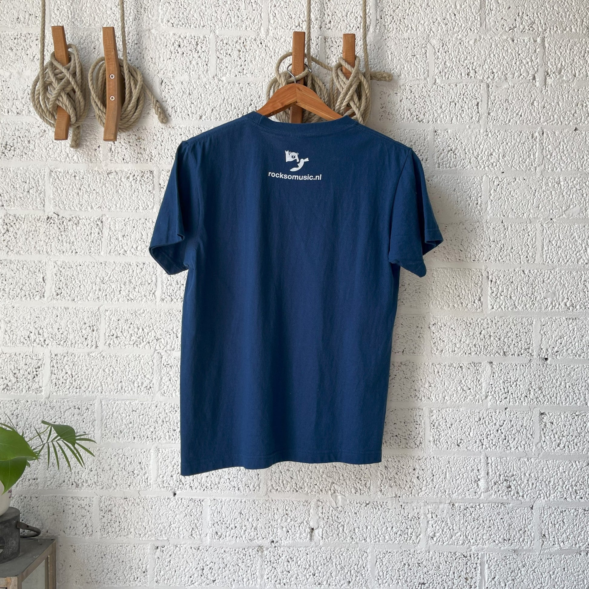 RockSo T-Shirt Navy Size S back