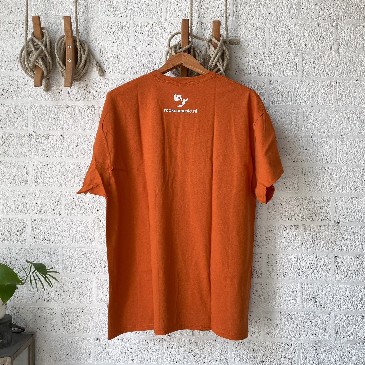RockSo T-Shirt Texas Orange Size XL back